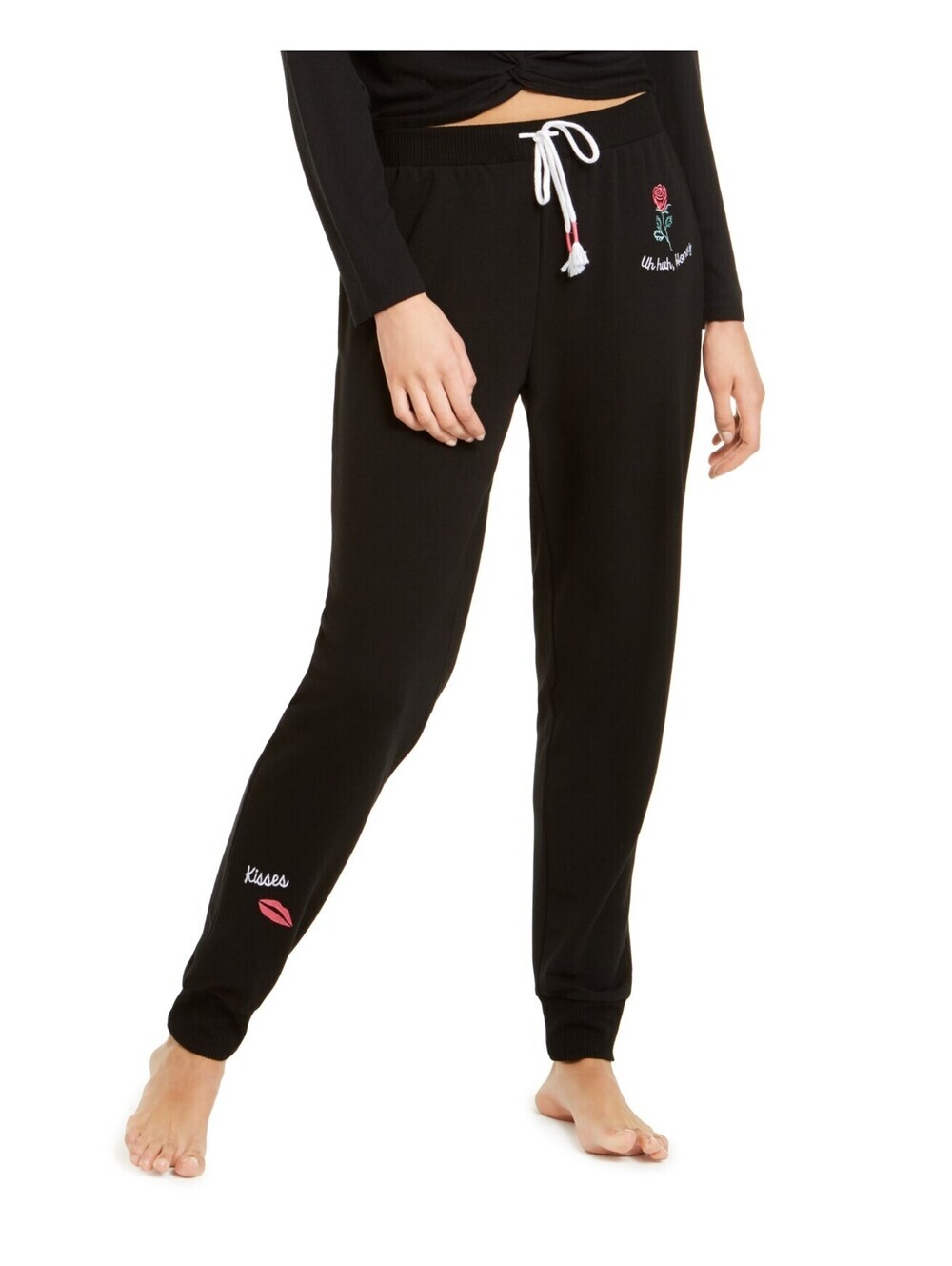 Jenni Womens Jogger Pajama Pants Size S